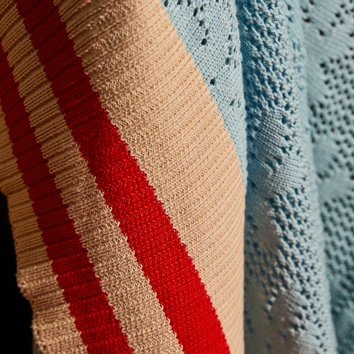 Tabitha Baby Blanket - Calcite Blue