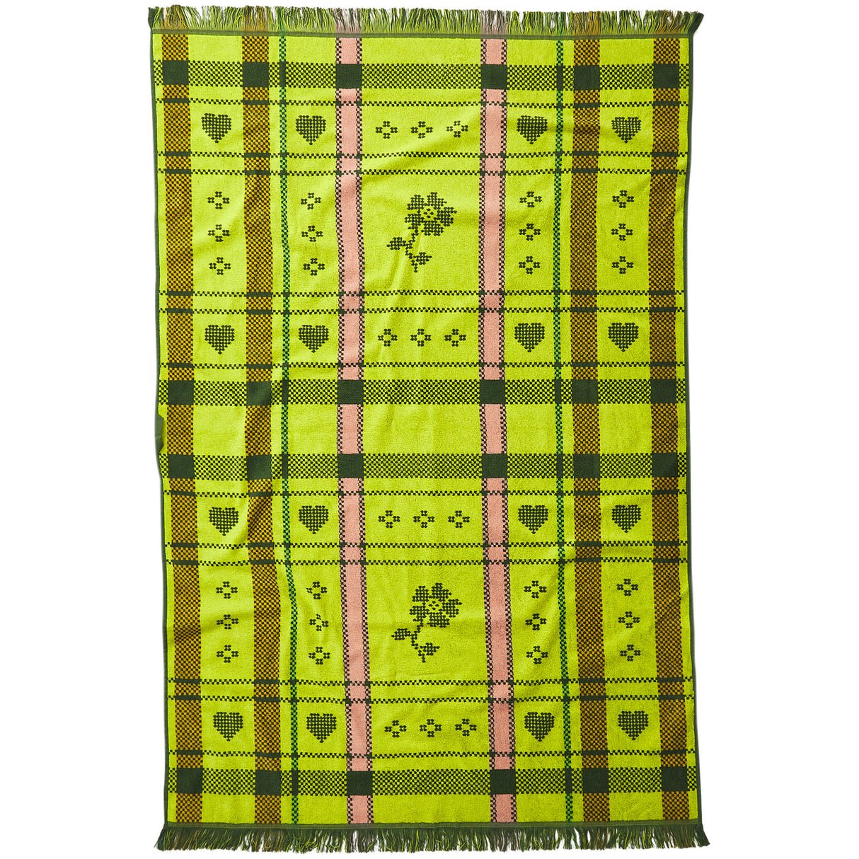 Josephine Bath Sheet - Hunter Green