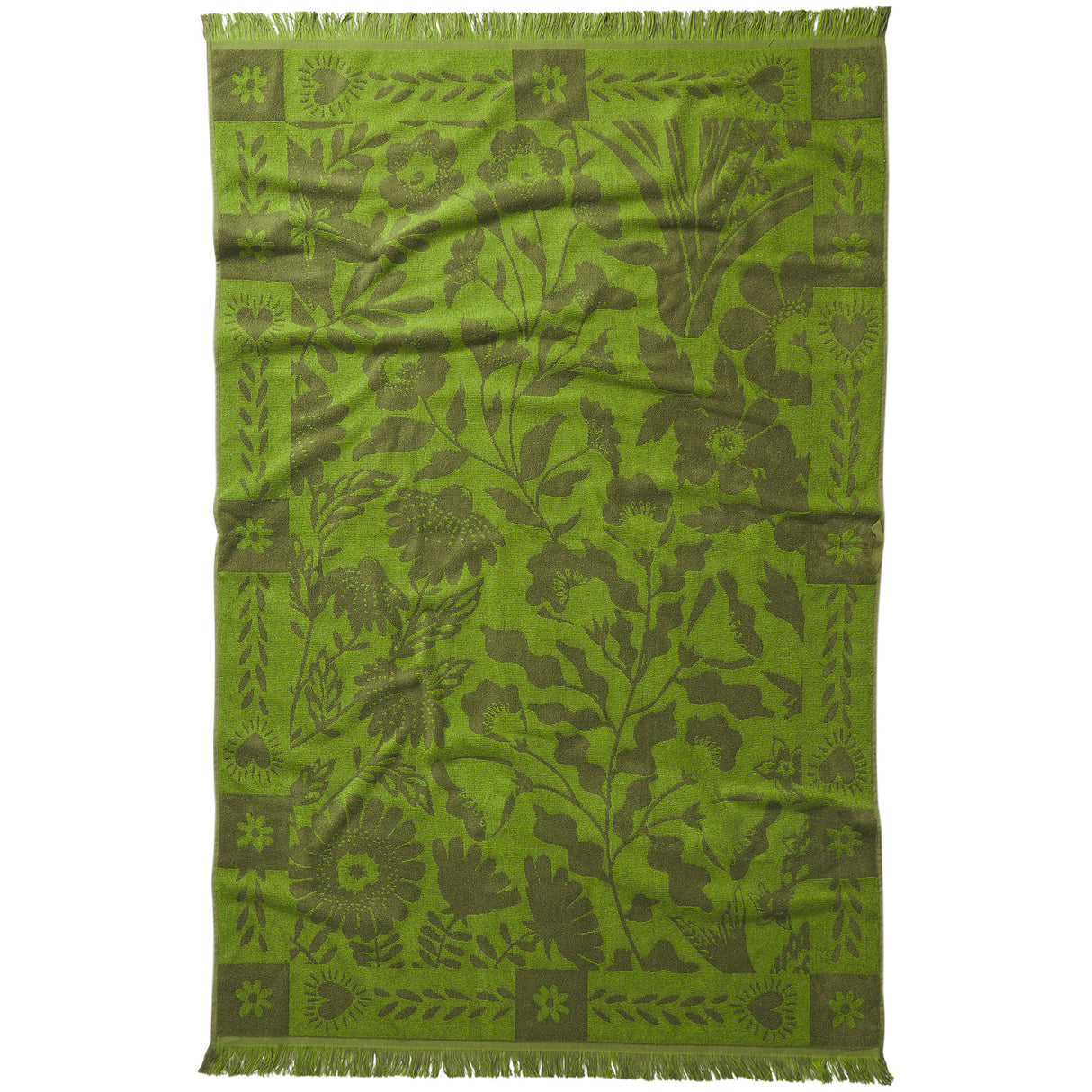 Indiana Bath Sheet - Cactus Green