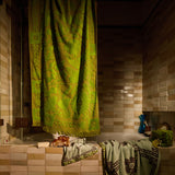 Indiana Bath Sheet - Cactus Green