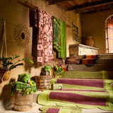 Indiana Bath Sheet - Cactus Green