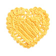 Millie Crochet Coaster - Citrine