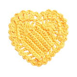 Millie Crochet Coaster - Citrine