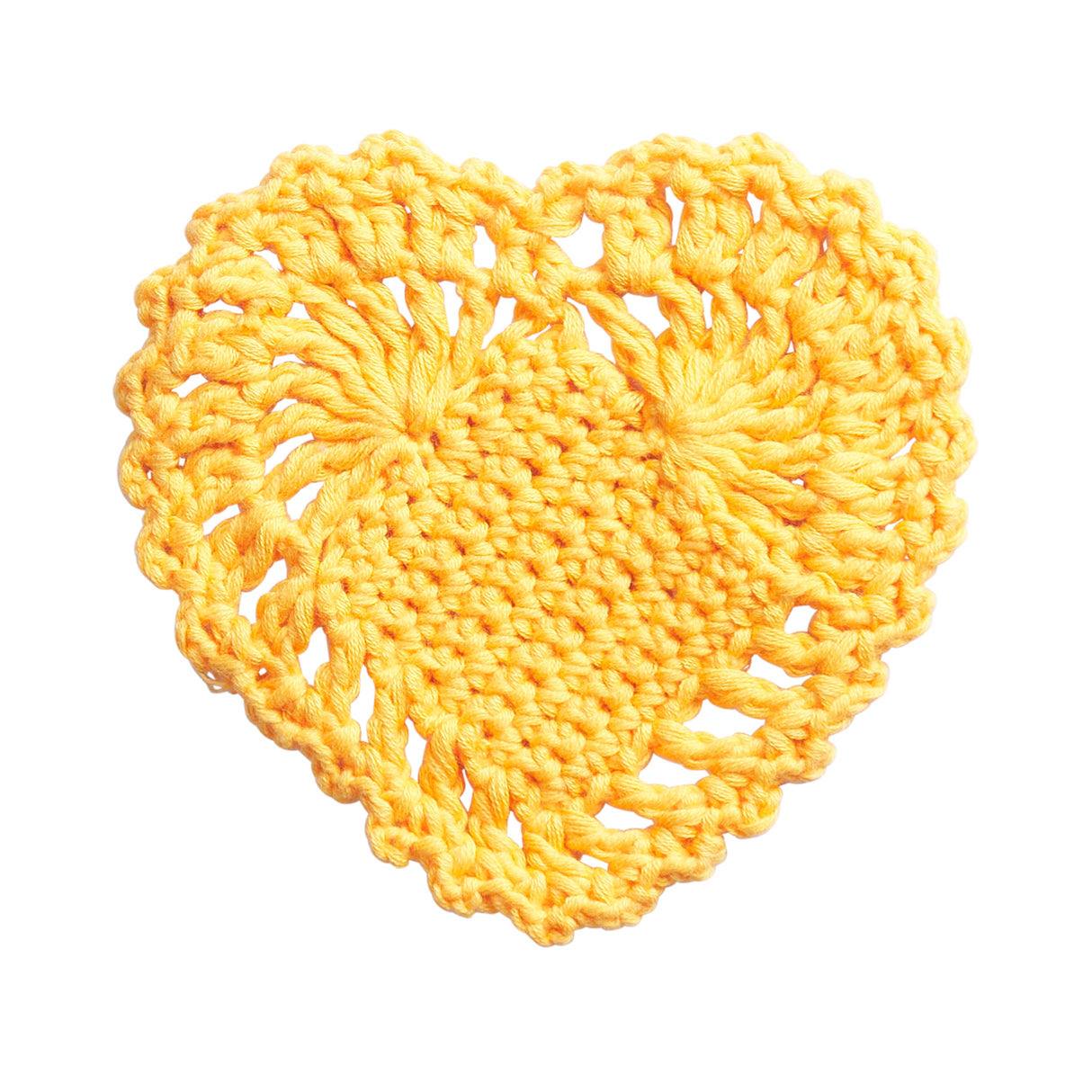 Millie Crochet Coaster - Citrine