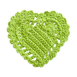 Millie Crochet Coaster - Cactus Green