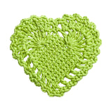 Millie Crochet Coaster - Cactus Green