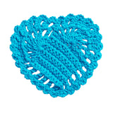 Millie Crochet Coaster - Turquoise