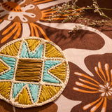 Harriet Coaster - Ochre