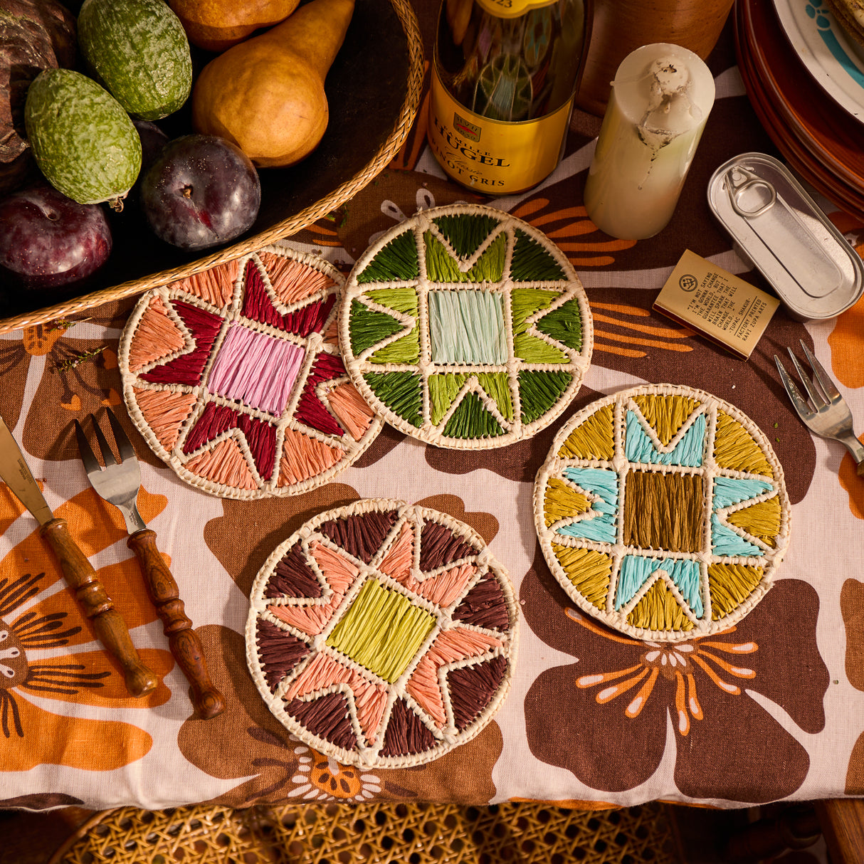 Harriet Coaster - Carnelian
