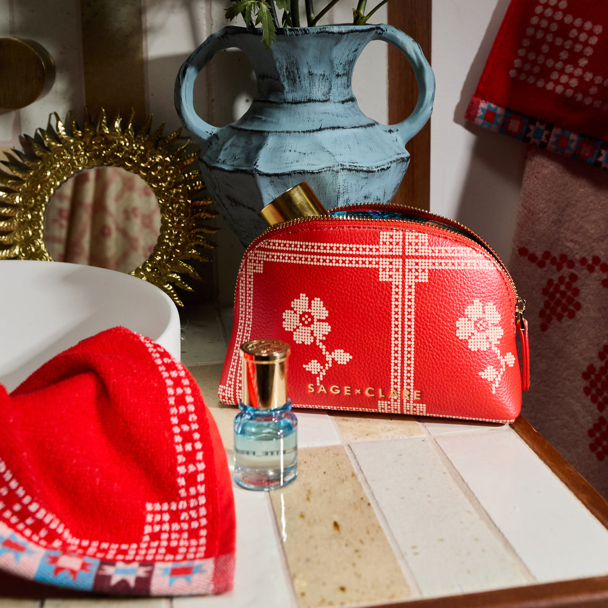 Bonny Cosmetic Pouch - Poppy