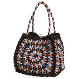 Solara Raffia Bag - Umber