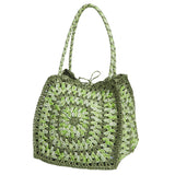 Solara Crochet Bag - Hunter Green
