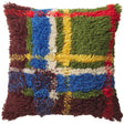 Frances Shag Cushion - Hunter Green Feather Insert