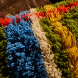 Frances Shag Cushion - Hunter Green Feather Insert