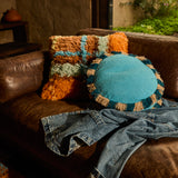 Frances Shag Cushion - Sable Feather Insert