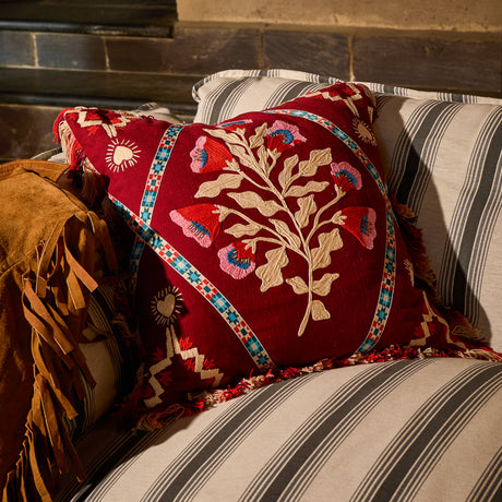Quinn Embroidered Cushion Feather Insert