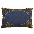 Anneliese Reversible Denim Cushion - Peridot Feather Insert