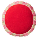 Reese Round Cushion - Poppy Feather Insert