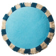 Reese Round Cushion - Turquoise Feather Insert