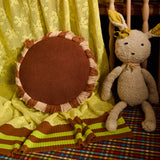Reese Round Cushion - Umber Feather Insert