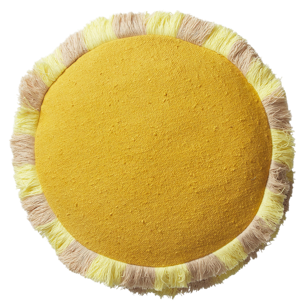 Reese Round Cushion - Ochre Feather Insert
