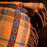 Frances Woven Cushion - Citrine Feather Insert
