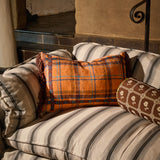 Frances Woven Cushion - Citrine Feather Insert