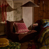 Odessa Reversible Cushion - Poppy Feather Insert