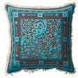 Odessa Reversible Cushion - Turquoise Feather Insert