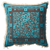 Odessa Reversible Cushion - Turquoise Feather Insert