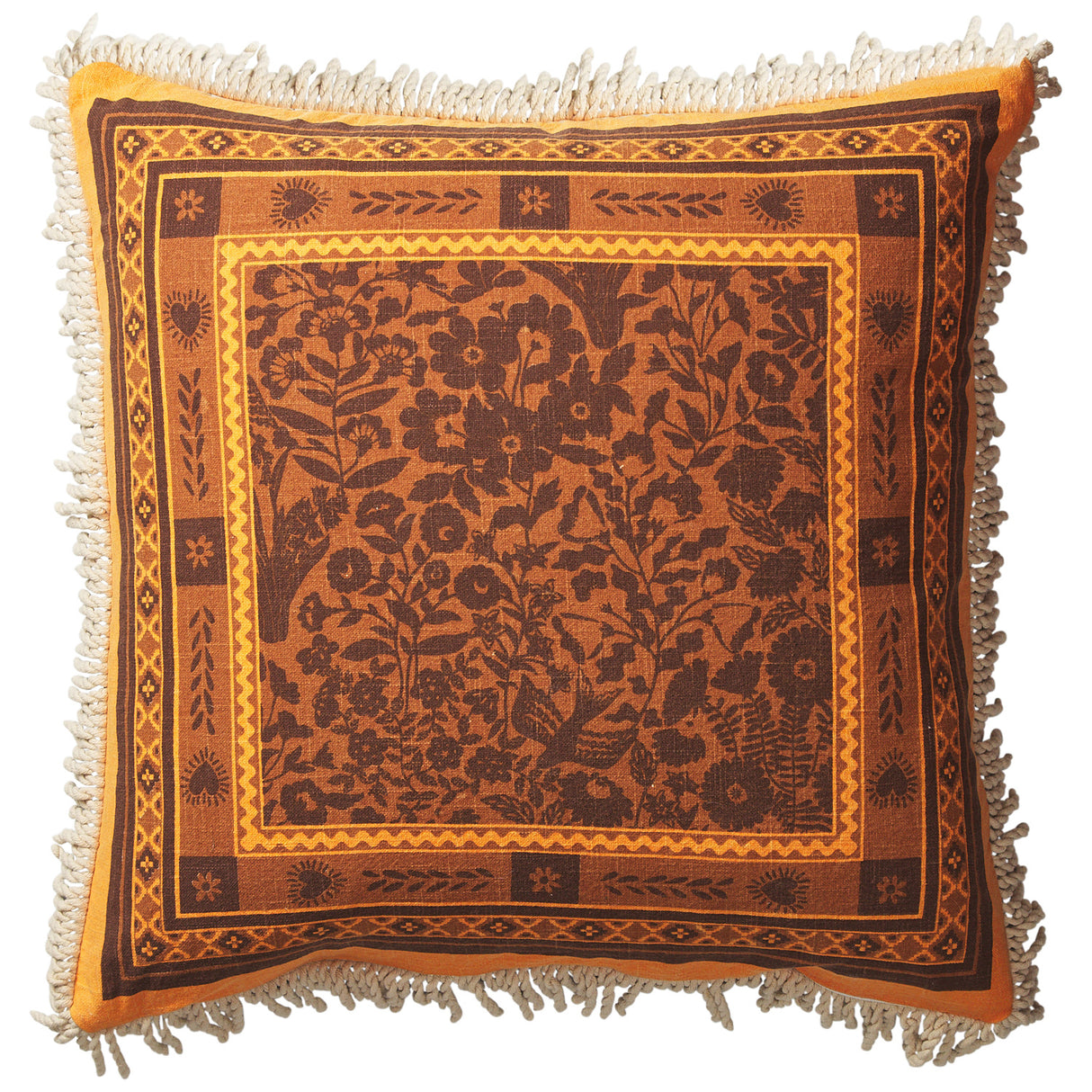 Odessa Reversible Cushion - Turquoise Feather Insert