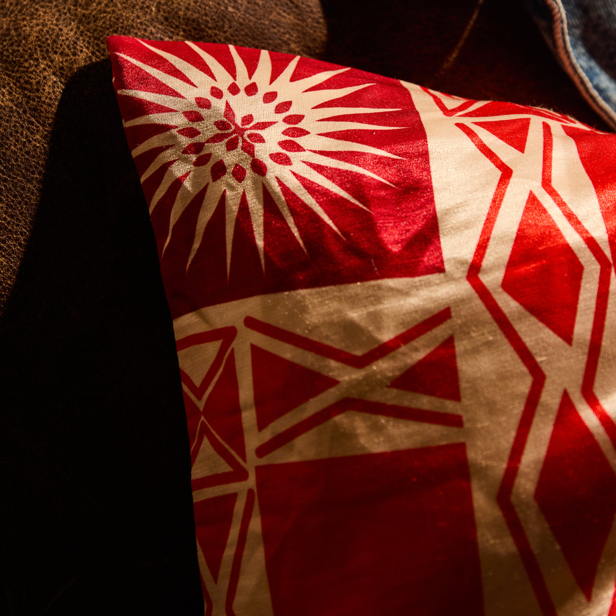 Cleo Cushion - Poppy Feather Insert
