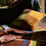 Bonny Reversible Velvet Cushion - Tigers Eye Feather Insert