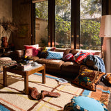 Bonny Reversible Velvet Cushion - Sienna Feather Insert