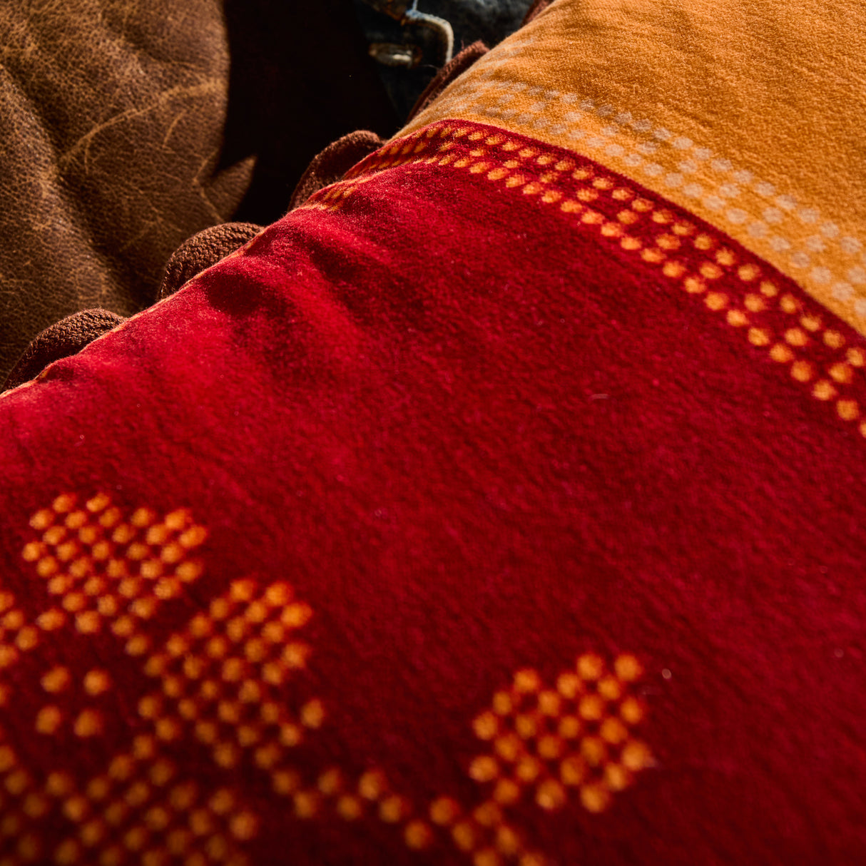 Bonny Reversible Velvet Cushion - Sienna Feather Insert