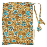 Magnolia Cotton Sheets - Turquoise Fitted Sheet / Cot