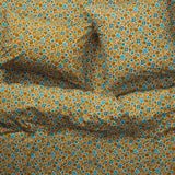 Magnolia Cotton Sheets - Turquoise Fitted Sheet / Cot