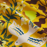 Sloane Cotton Sheets - Ochre Fitted Sheet / Cot