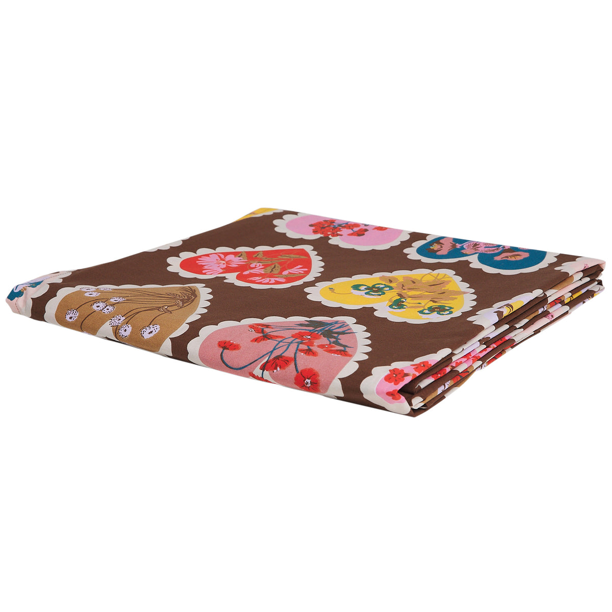 Loretta Cotton Sheets - Umber Fitted Sheet / Queen