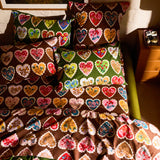 Loretta Cotton Sheets - Umber Fitted Sheet / Queen