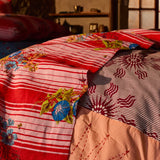 Dempsey Linen Sheets - Poppy Fitted Sheet / Queen