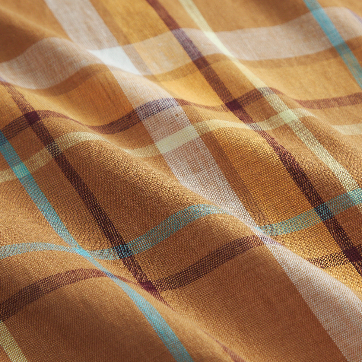 Frances Linen Sheets - Sable Fitted Sheet / Queen