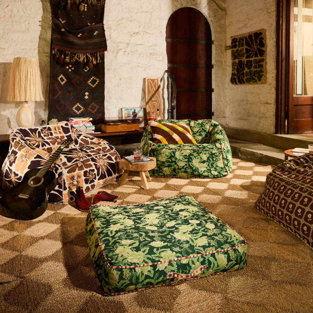 Sierra Jacquard Floor Cushion