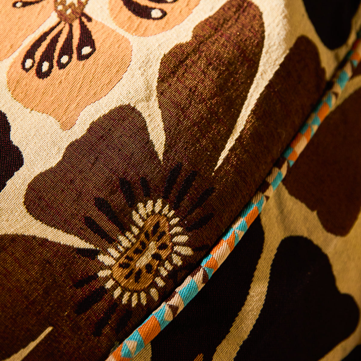 Jolene Jacquard Round Floor Cushion