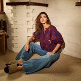 Florina Blouse - Rosewood XS