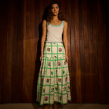 Florina Maxi Skirt - Porcelain 6