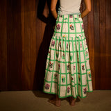 Florina Maxi Skirt - Porcelain 6