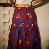 Florina Maxi Skirt - Rosewood 6