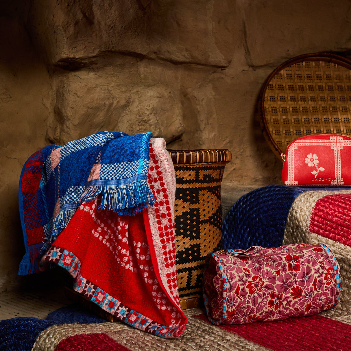 Bonny Hand Towel - Poppy