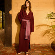 Aneta Knit Kimono - Rosewood XS